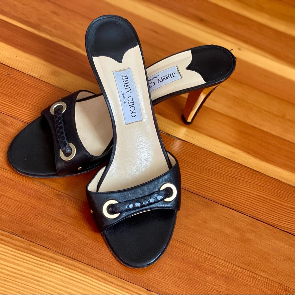 Jimmy Choo size 40 Black Slip On